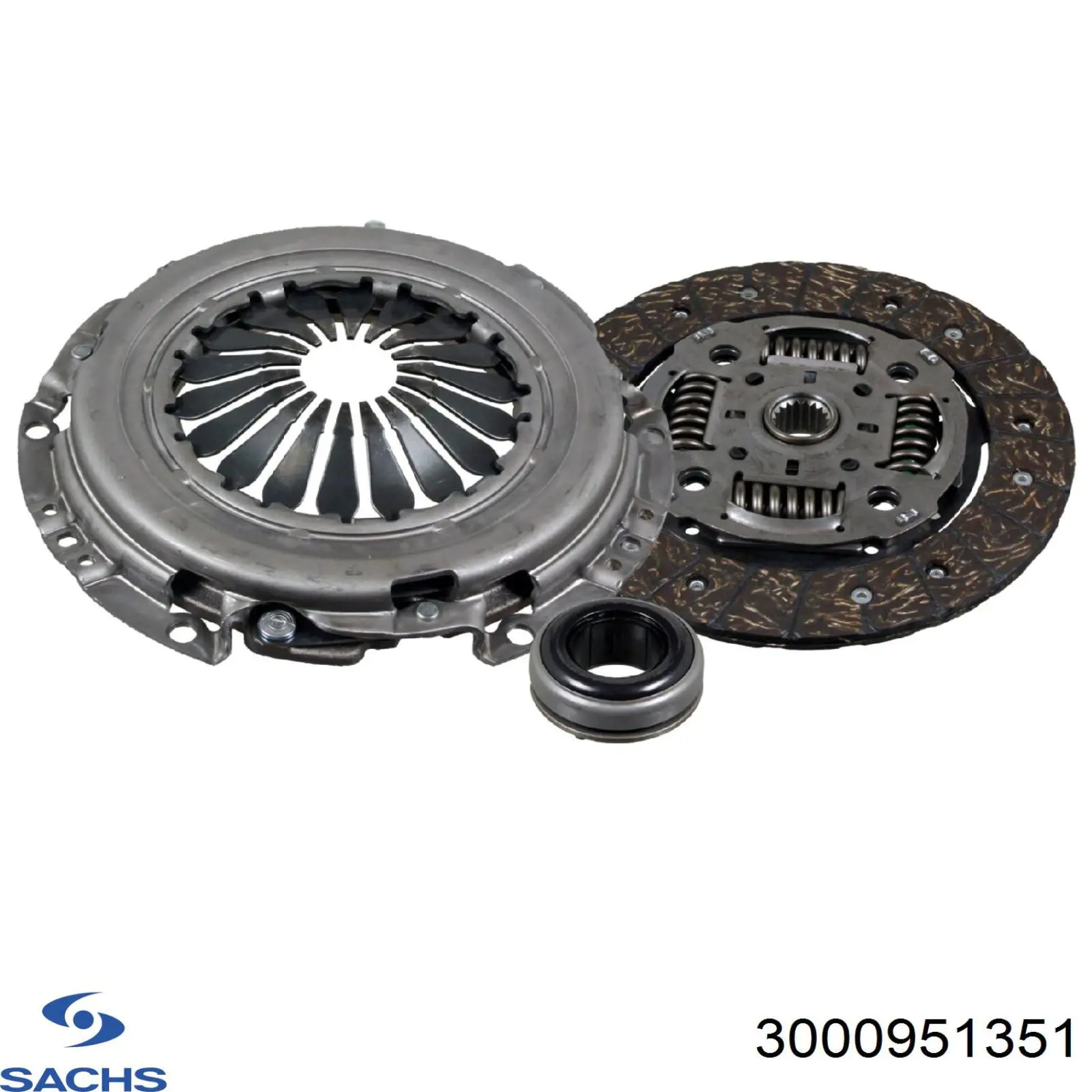 Купити 3000951351 Sachs Комплект зчеплення (диск, корзина, підшипник)