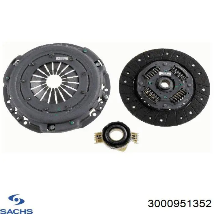 Купити 821464 VALEO Комплект зчеплення (диск, корзина, підшипник)