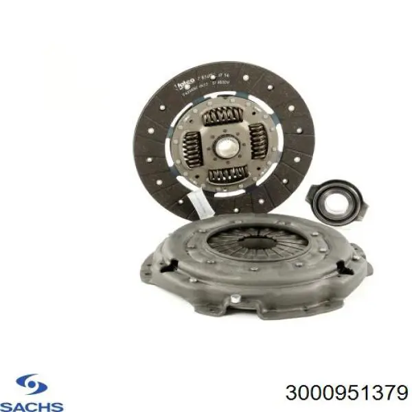 Купити 3000951379 Sachs Комплект зчеплення (диск, корзина, підшипник)