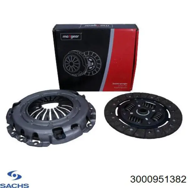 Комплект зчеплення (3 частини) Sachs 3000951382 ціна, від 174.90 USD