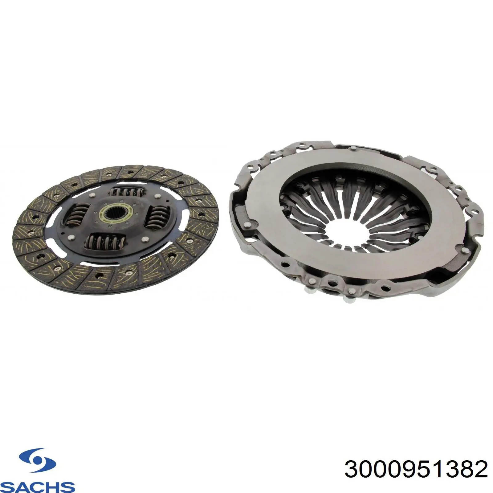 Купити 3000951382 Sachs Комплект зчеплення (диск, корзина, підшипник)