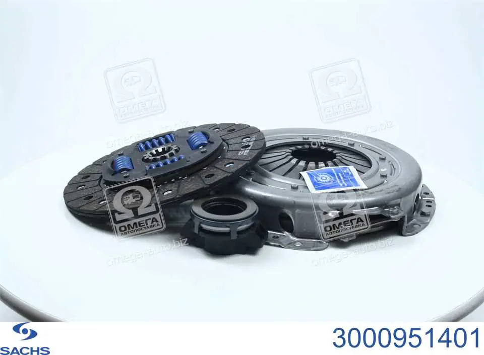 Комплект зчеплення (3 частини) Sachs 3000951401 ціна, від 118.22 USD