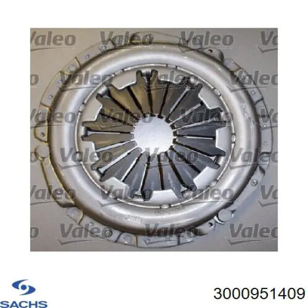 Комплект зчеплення (3 частини) Sachs 3000951409 ціна, від 122.67 USD