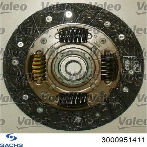 Комплект зчеплення (3 частини) Sachs 3000951411 ціна, від 84.25 USD