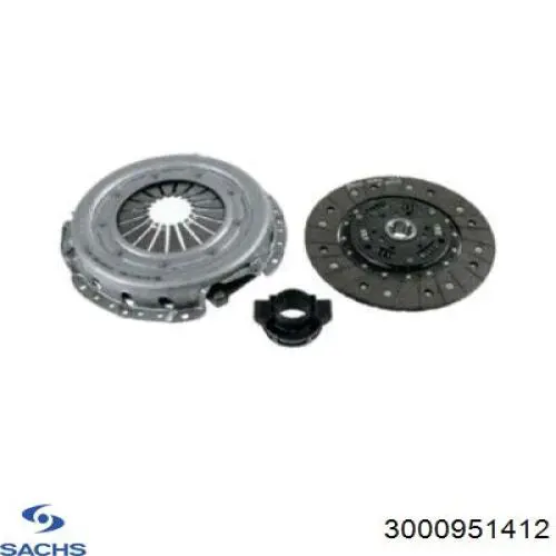 3000951412 Sachs Зчеплення в зборі