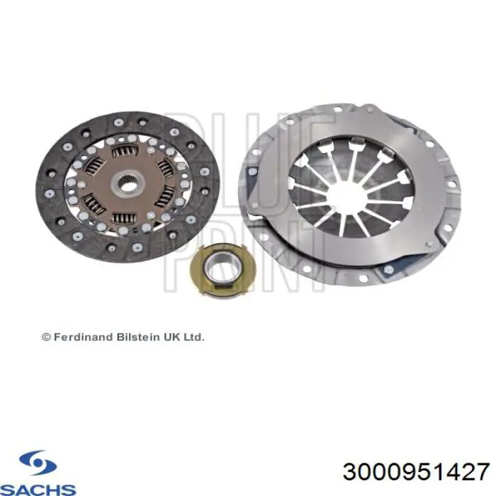 Комплект зчеплення (3 частини) Sachs 3000951427 ціна, від 78.71 USD