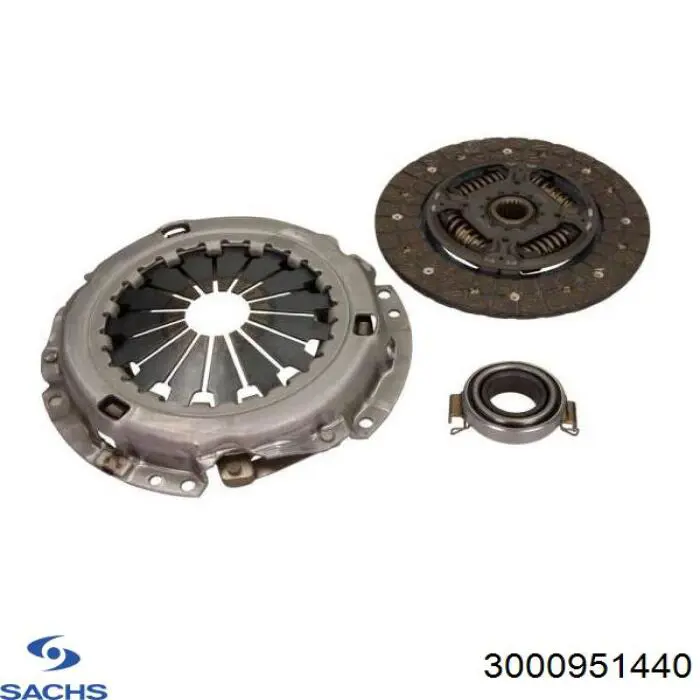 Комплект зчеплення (3 частини) Sachs 3000951440 ціна, від 132.92 USD