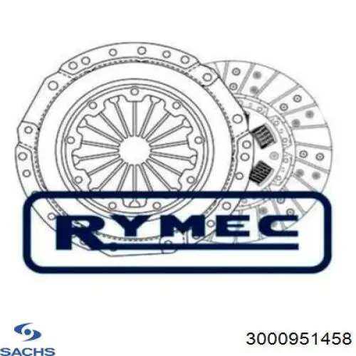 CP1505 Kavo Parts Зчеплення в зборі
