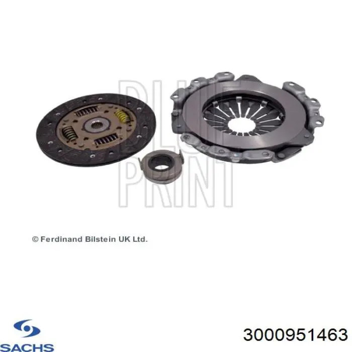 Купити 3000951463 Sachs Комплект зчеплення (диск, корзина, підшипник)