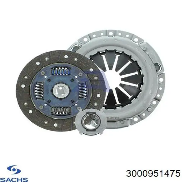 Комплект зчеплення (3 частини) Sachs 3000951475 ціна, від 111.14 USD