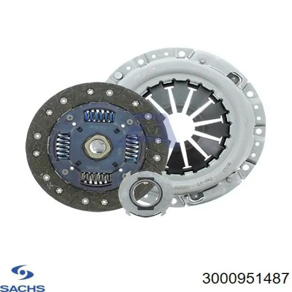 3000951487 Sachs Зчеплення в зборі