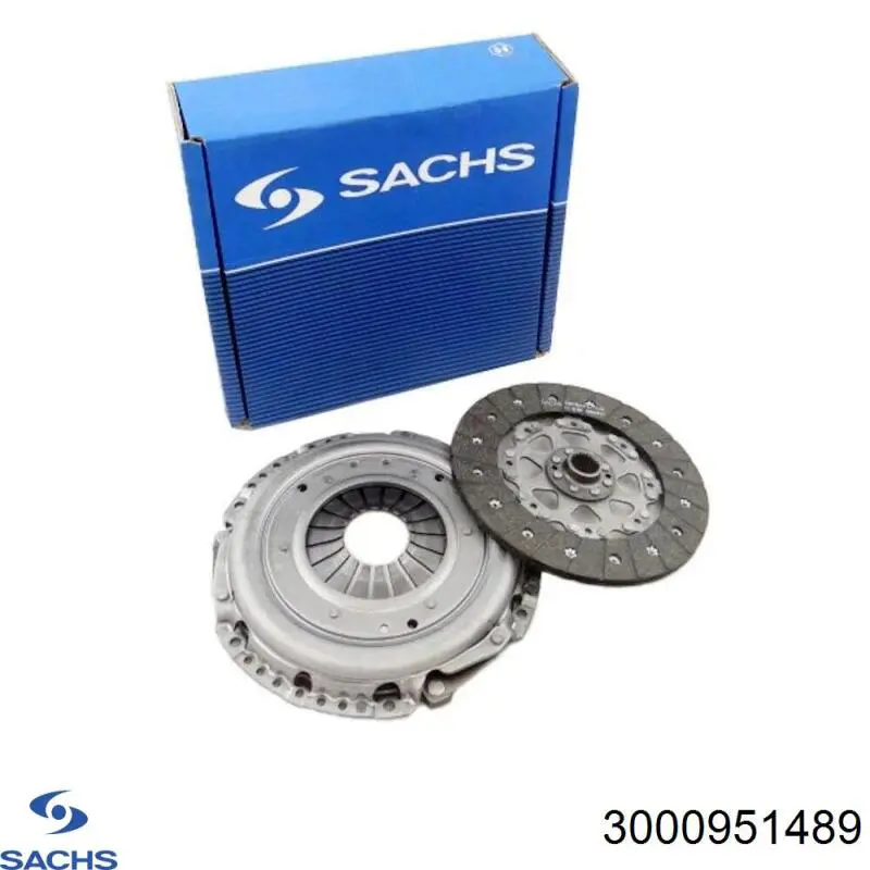 Комплект зчеплення (3 частини) Sachs 3000951489 ціна, від 117.96 USD