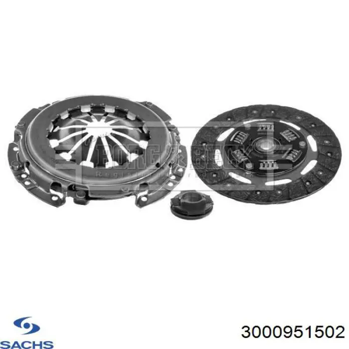3000951502 Sachs Зчеплення в зборі