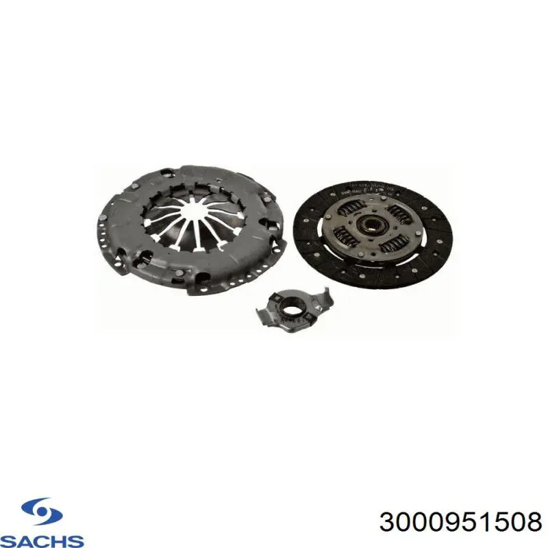 3000951508 Sachs Зчеплення в зборі