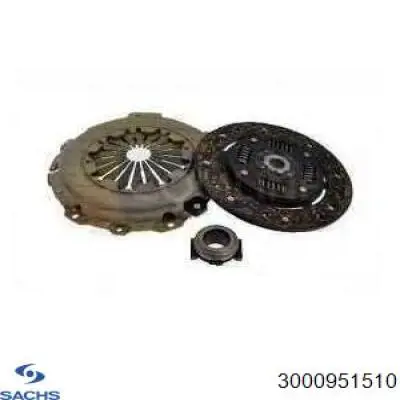 Купити 3000951510 Sachs Комплект зчеплення (диск, корзина, підшипник)