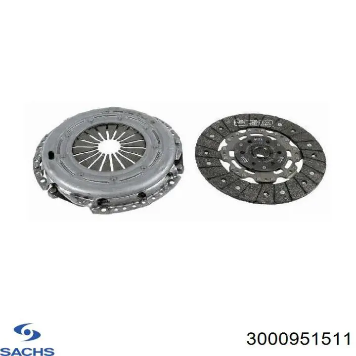 3000951511 Sachs Зчеплення в зборі