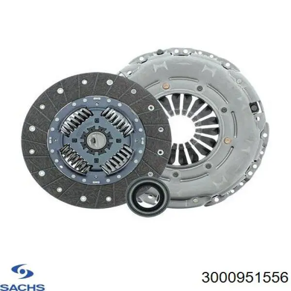Комплект зчеплення (3 частини) Sachs 3000951556 ціна, від 120.94 USD