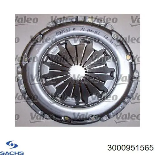 Комплект зчеплення (3 частини) Sachs 3000951565 ціна, від 143.01 USD