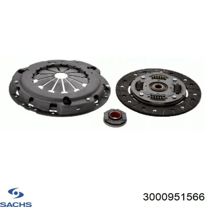 Купити 3000951566 Sachs Комплект зчеплення (диск, корзина, підшипник)