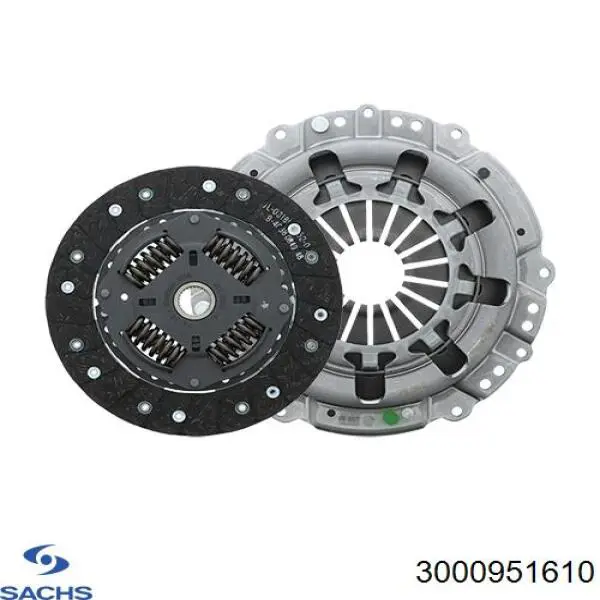 Купити 3000951610 Sachs Комплект зчеплення (диск, корзина, підшипник)