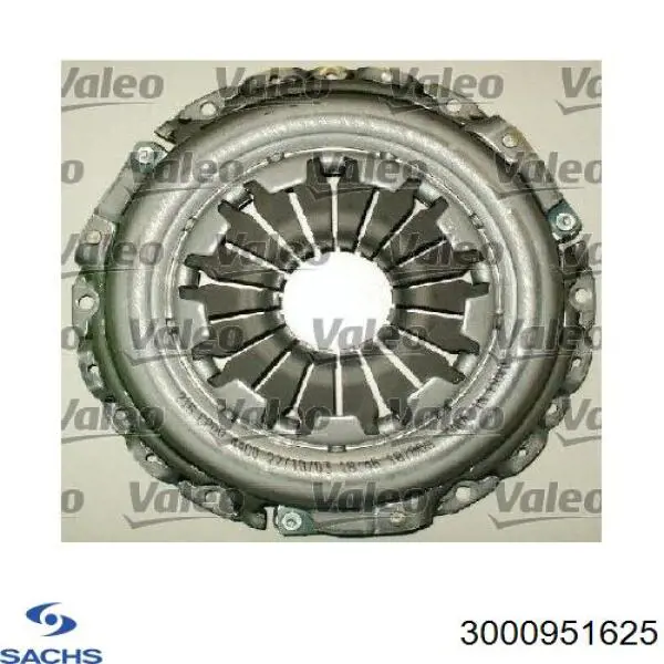 Купити 3000951625 Sachs Комплект зчеплення (диск, корзина, підшипник)