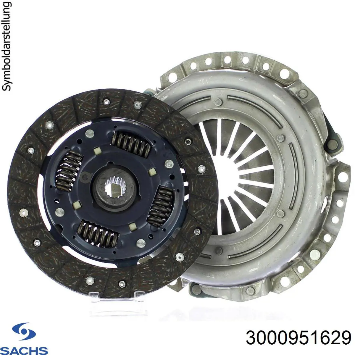 Комплект зчеплення (3 частини) Sachs 3000951629 ціна, від 305.92 USD