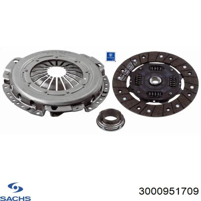 Купити 3000951709 Sachs Комплект зчеплення (диск, корзина, підшипник)