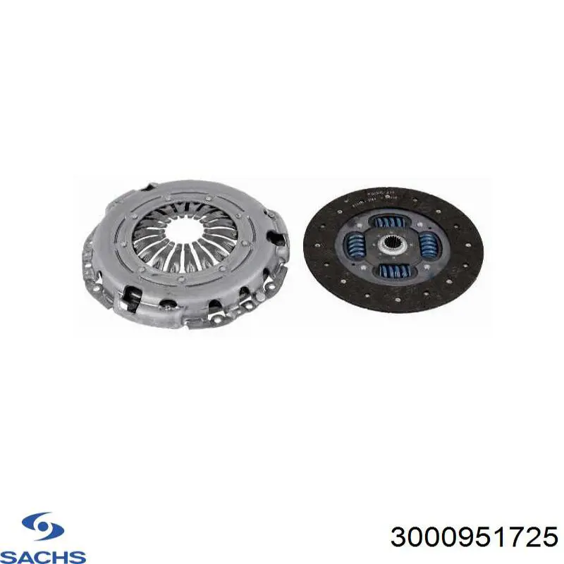 3000951725 Sachs Зчеплення в зборі