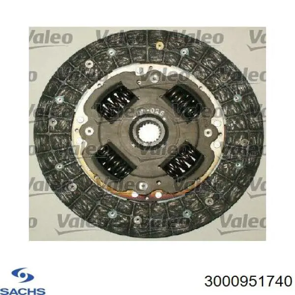 3000951740 Sachs Зчеплення в зборі