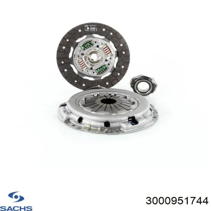 Купити 3000951744 Sachs Комплект зчеплення (диск, корзина, підшипник)