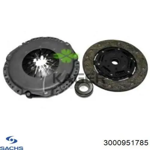 Комплект зчеплення (3 частини) Sachs 3000951785 ціна, від 164.34 USD