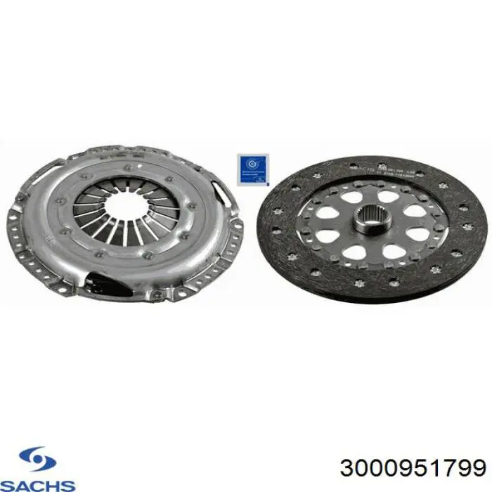 3000951799 Sachs Зчеплення в зборі