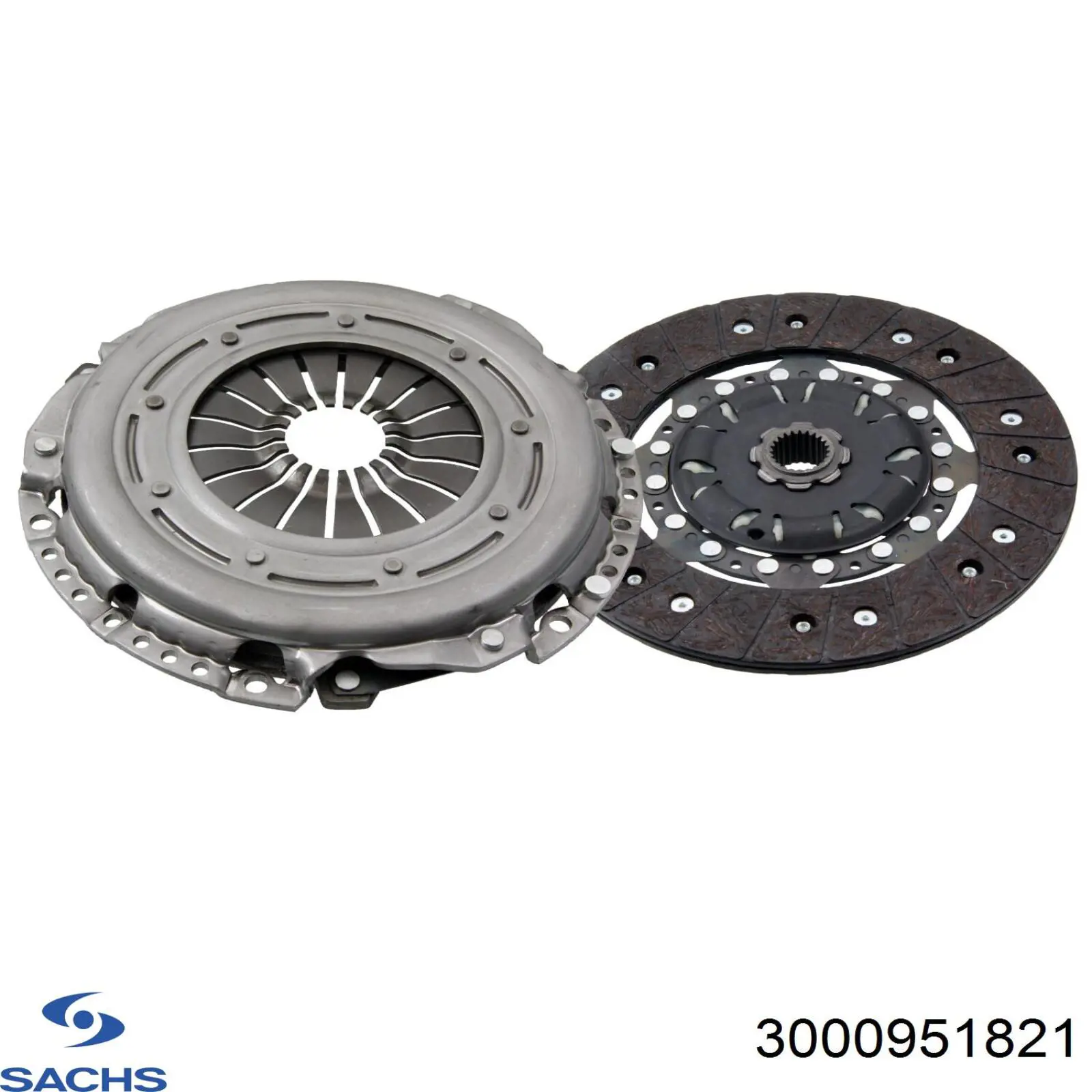 3000951821 Sachs Зчеплення в зборі