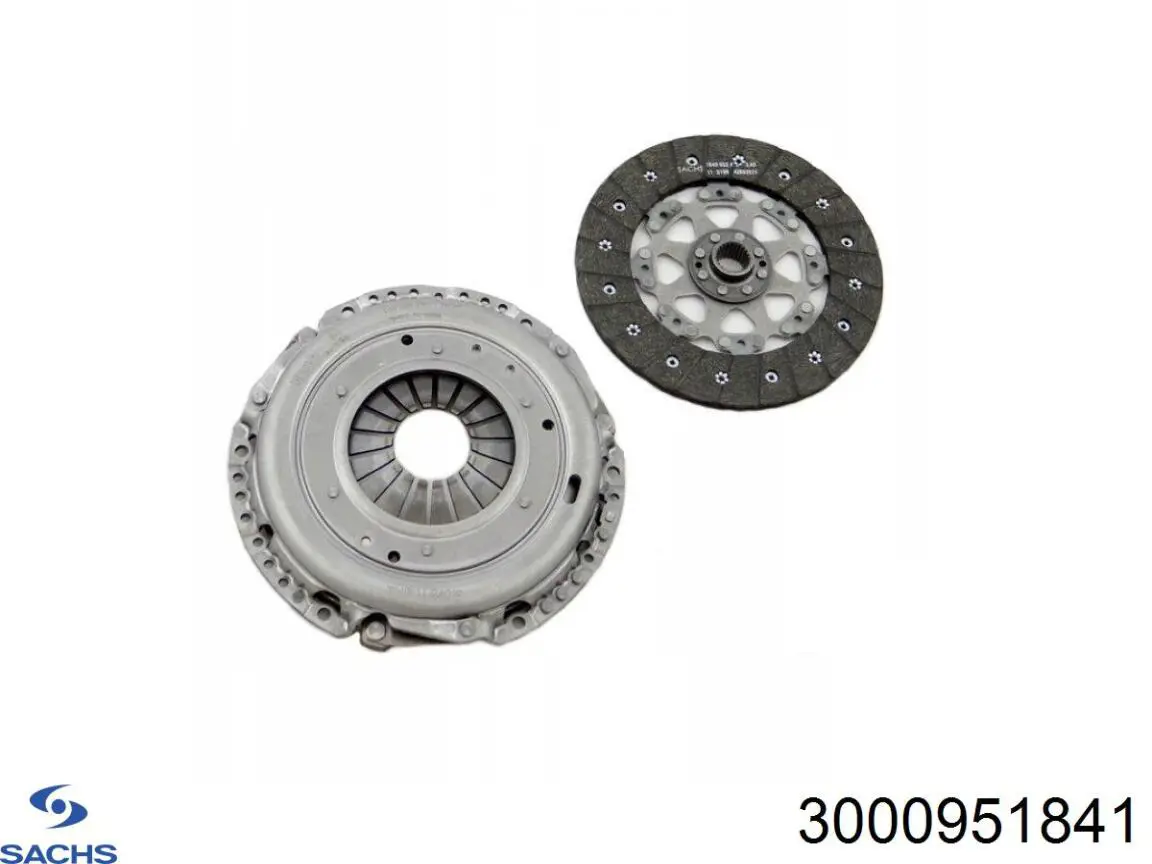 Комплект зчеплення (3 частини) Sachs 3000951841 ціна, від 113.60 USD