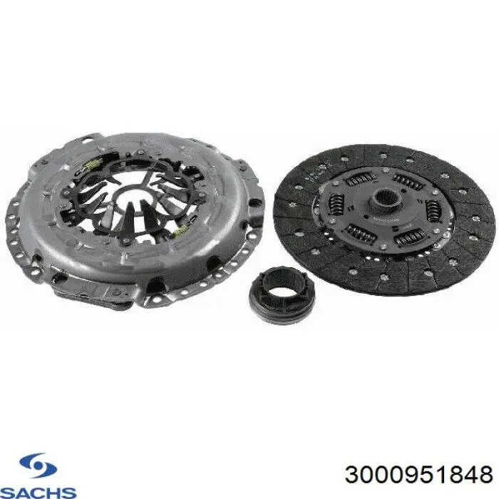 Купити 3000951848 Sachs Комплект зчеплення (диск, корзина, підшипник)