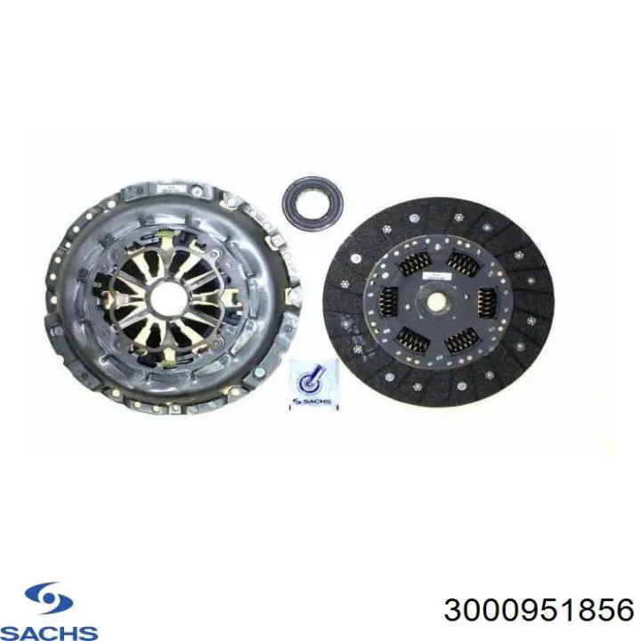 Комплект зчеплення (3 частини) Sachs 3000951856 ціна, від 300.40 USD