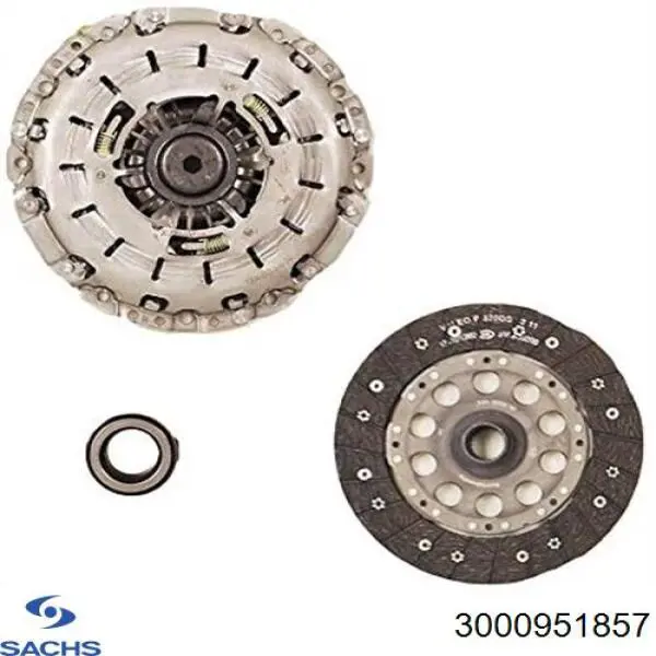 Купити 3000951857 Sachs Комплект зчеплення (диск, корзина, підшипник)