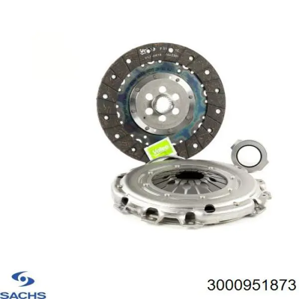 Комплект зчеплення (3 частини) Sachs 3000951873 ціна, від 250.80 USD
