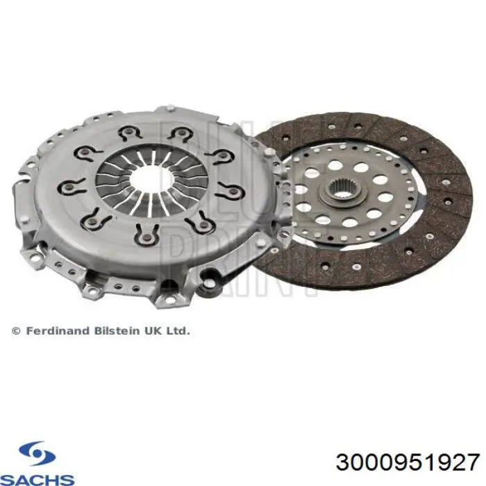 Купити 3000951927 Sachs Комплект зчеплення (диск, корзина, підшипник)