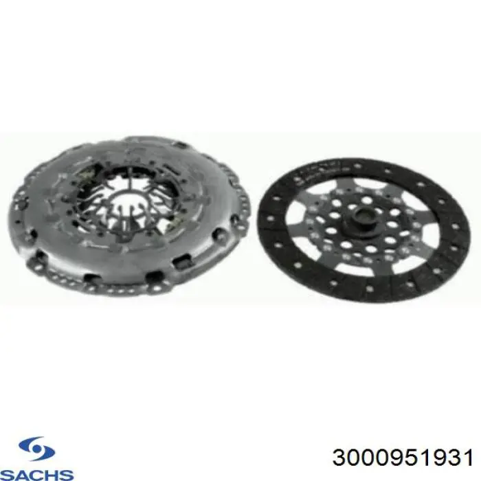 Купити 3000951931 Sachs Комплект зчеплення (диск, корзина, підшипник)