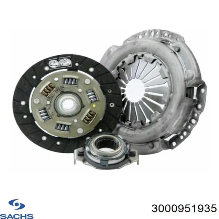 3000951935 Sachs Зчеплення в зборі