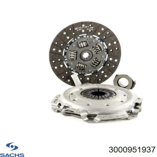 3000951937 Sachs Зчеплення в зборі