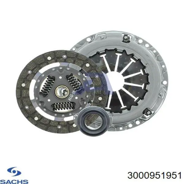 Комплект зчеплення (3 частини) Sachs 3000951951 ціна, від 102.37 USD