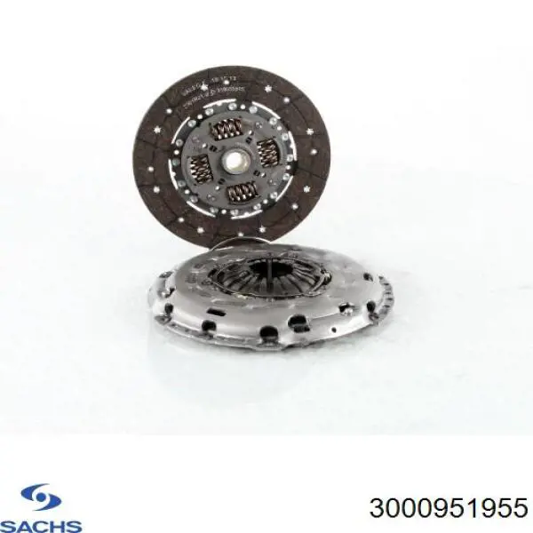 Купити 3000951955 Sachs Комплект зчеплення (диск, корзина, підшипник)