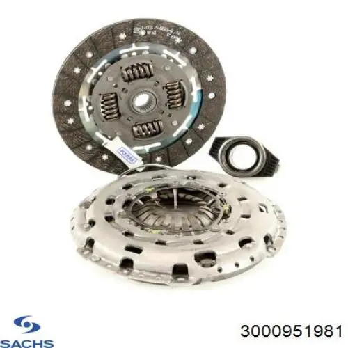 3000951981 Sachs Зчеплення в зборі