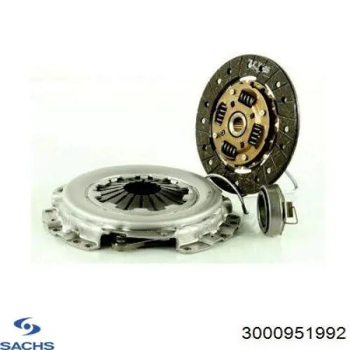 Купити 3000951992 Sachs Комплект зчеплення (диск, корзина, підшипник)