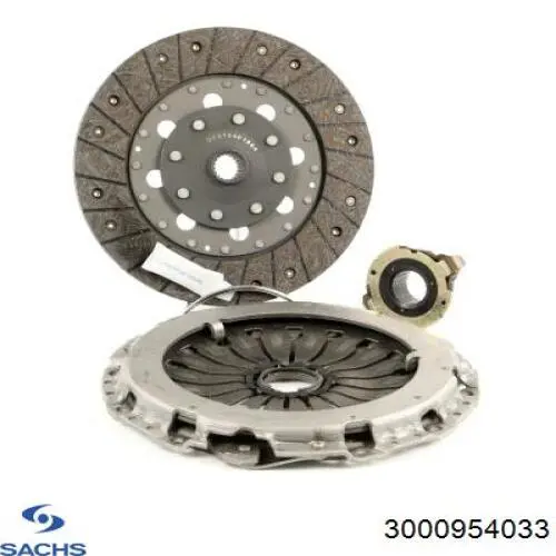 Комплект зчеплення (3 частини) Sachs 3000954033 ціна, від 153.66 USD