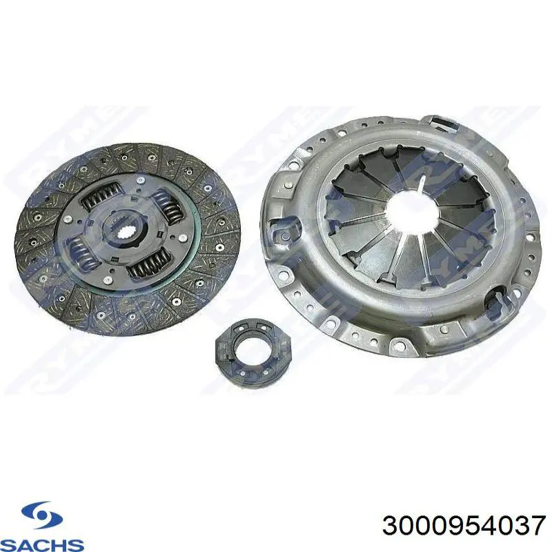 Комплект зчеплення (3 частини) Sachs 3000954037 ціна, від 94.73 USD