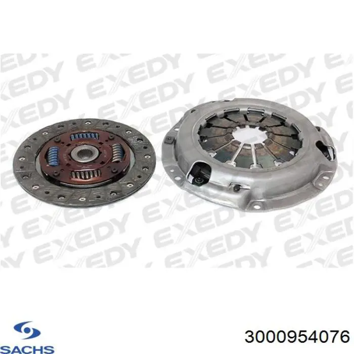 Комплект зчеплення (3 частини) Sachs 3000954076 ціна, від 117.61 USD