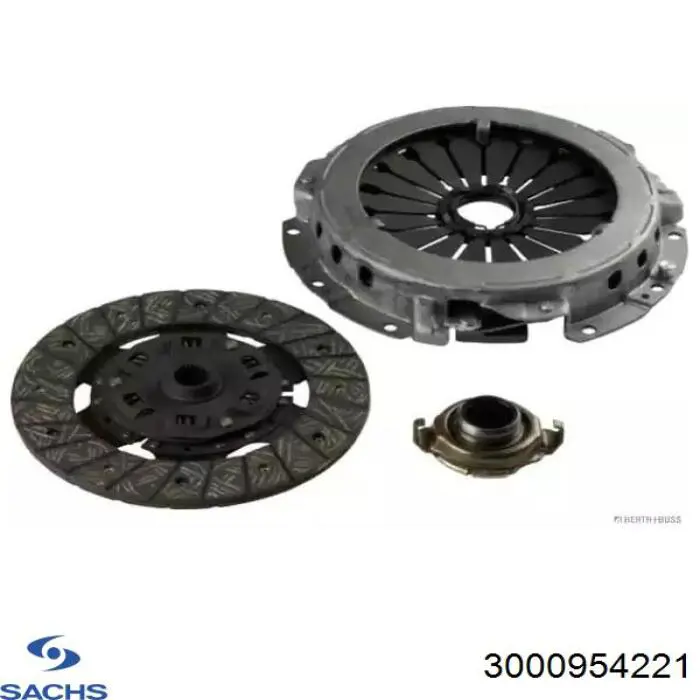 Комплект зчеплення (3 частини) Sachs 3000954221 ціна, від 110.45 USD